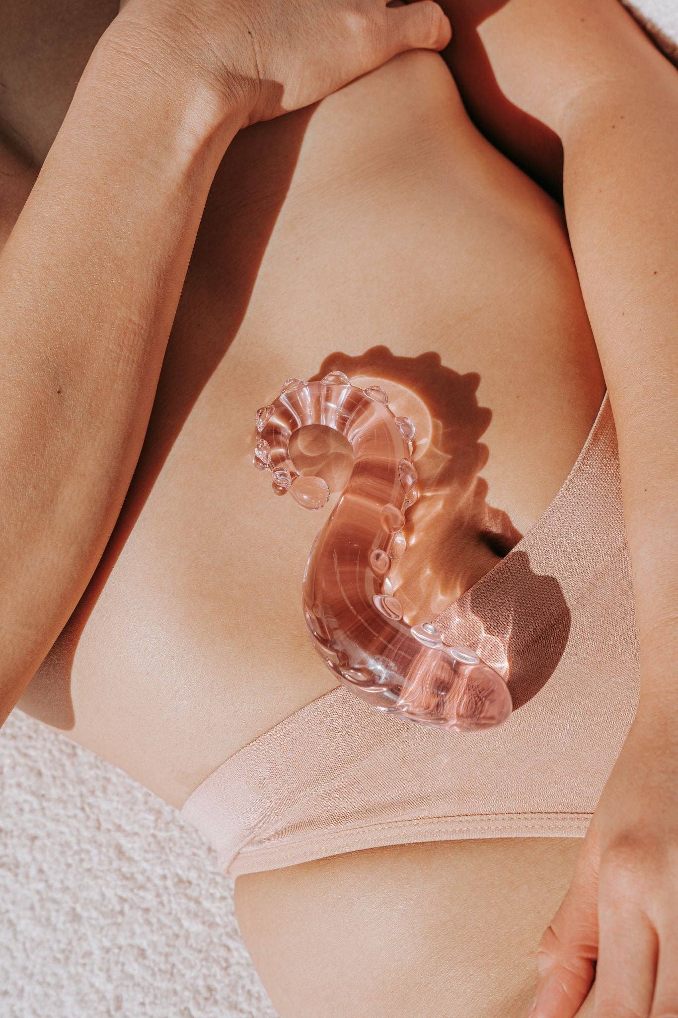The Sacred Squirter® Glass Dildo Pleasure Wand: Pink