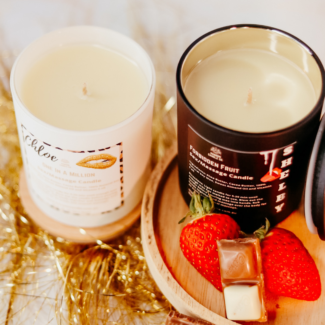 Forbidden Fruit Massage Candle – LIMITED EDITION By @Shelbybilby