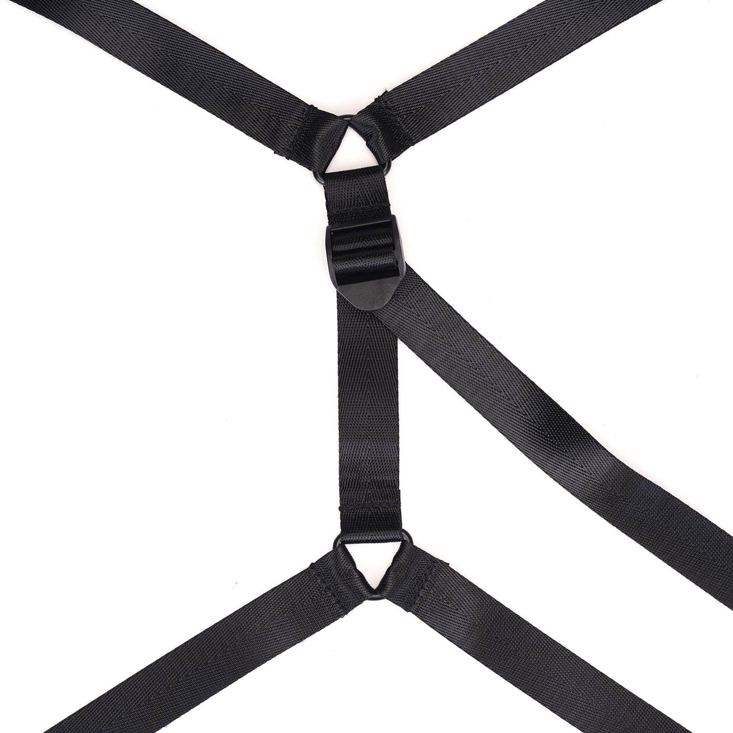 Vegan Fetish Faux Leather Under Mattress Restraint Set – Full Body Bed Bondage