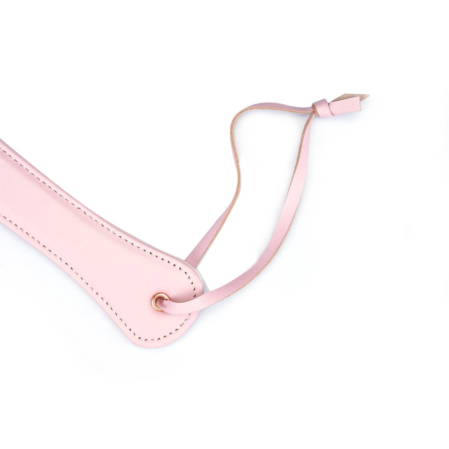 pretty kink pastel spanking paddle hanging loop detail and gold hardware