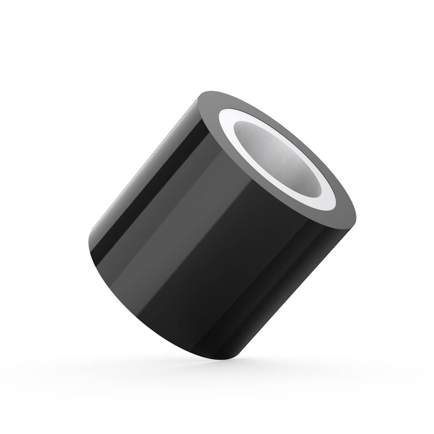 Black electrical bondage tape roll for safe restraint play – non-stick, reusable, beginner-friendly BDSM accessory from Undone Kin.