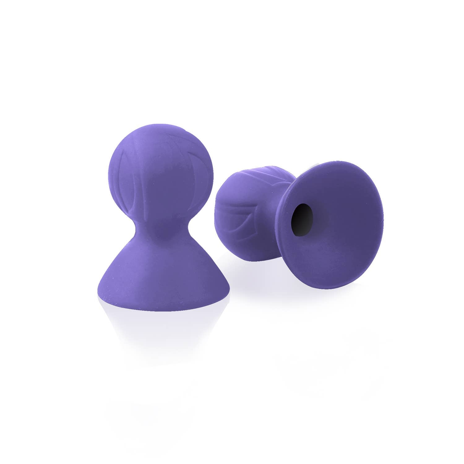 Purple silicone nipple suckers – eco-friendly vacuum nipple play toy for sensitivity and stimulation