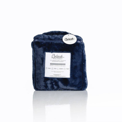 Furlush Waterproof Squirt  Blanket™ - Navy: Medium