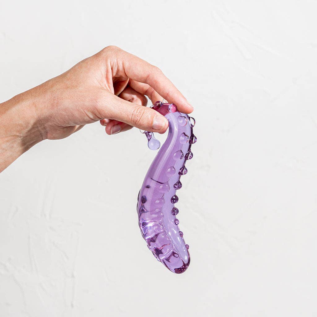 The Sacred Squirter® Glass Dildo Pleasure Wand: Pink