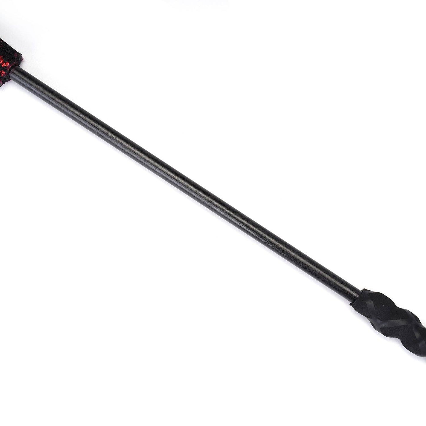 Glass fiber rod with textured black handle