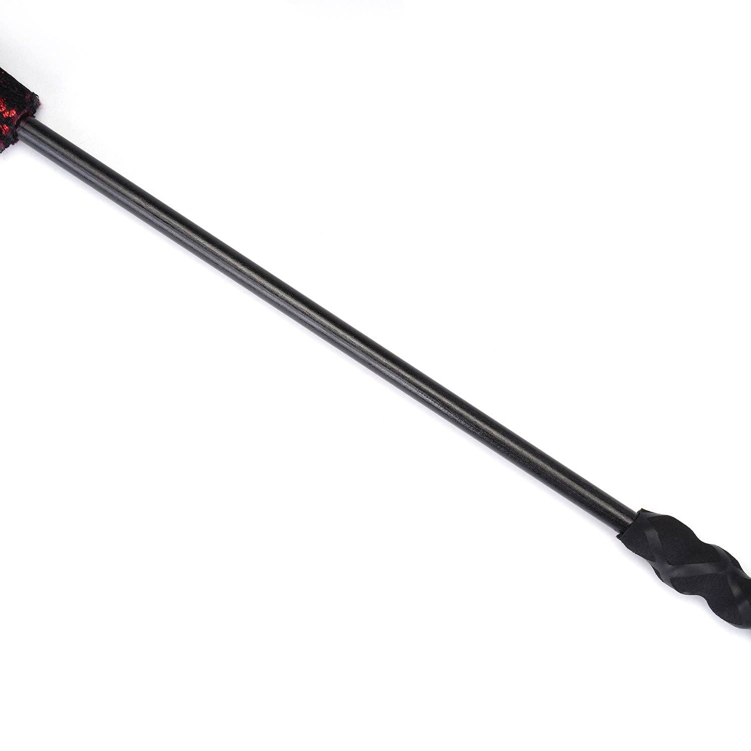 Glass fiber rod with textured black handle
