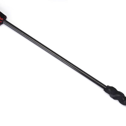 Glass fiber rod with textured black handle