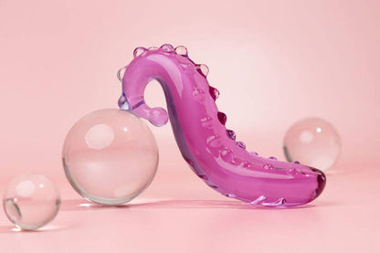 The Sacred Squirter® Glass Dildo Pleasure Wand: Pink