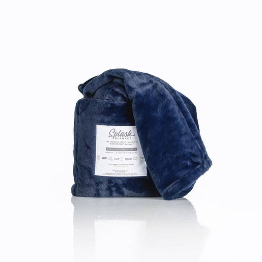Furlush Waterproof Squirt  Blanket™ - Navy: Medium