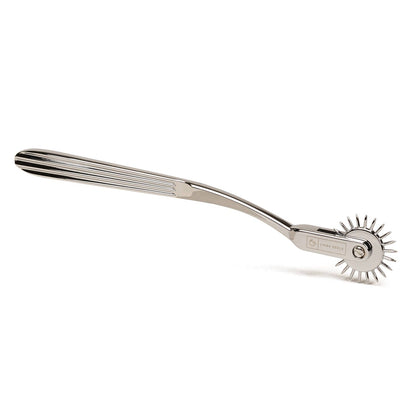 X-Rose Wartenberg Pinwheel in silver for BDSM sensation play
