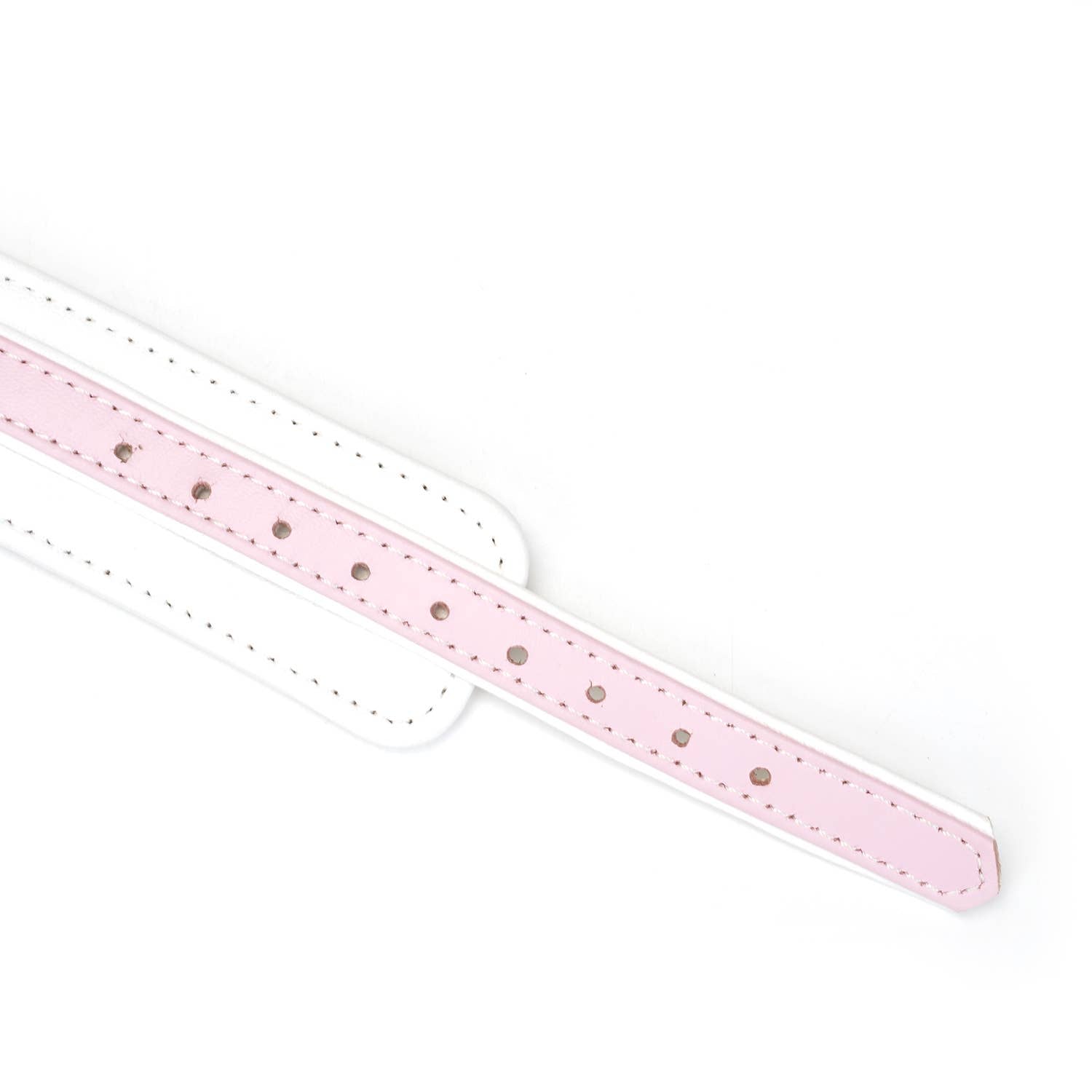White & Pink Fairy Collar with close up of adjustable collar
