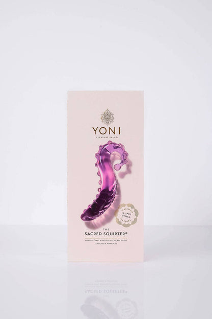 The Sacred Squirter® Glass Dildo Pleasure Wand: Pink