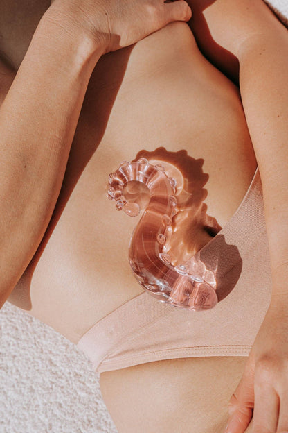 The Sacred Squirter® Glass Dildo Pleasure Wand: Pink