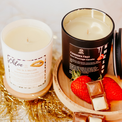 Forbidden Fruit Massage Candle – LIMITED EDITION  By @Shelbybilby