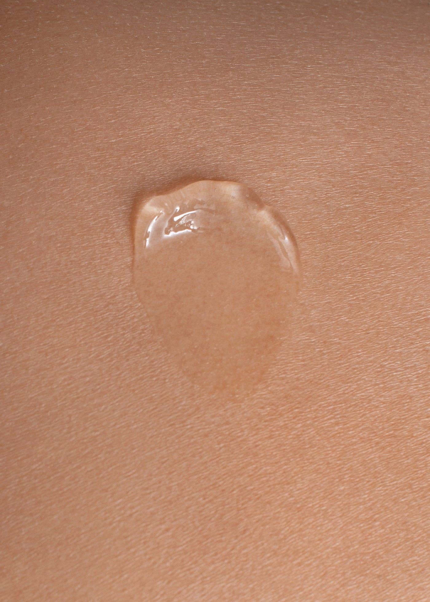 Vegan intimate care gel made in Finland swatch on skin