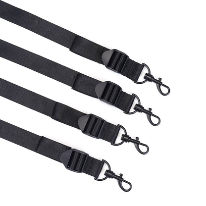 Vegan Fetish Faux Leather Under Mattress Restraint Set – Full Body Bed Bondage