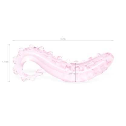 The Sacred Squirter® Glass Dildo Pleasure Wand: Pink
